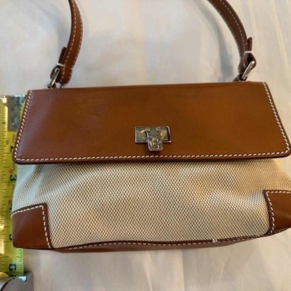 Vintage Lambertson Truex Canvas & Leather Bag